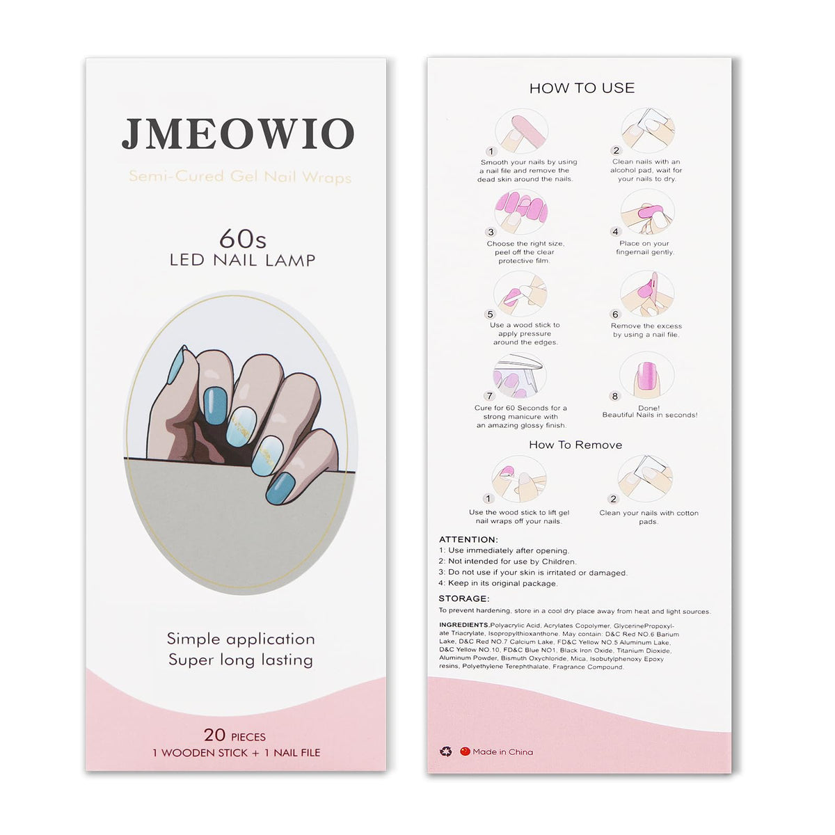jmeowio array of strip widths showing fit for many nail sizes