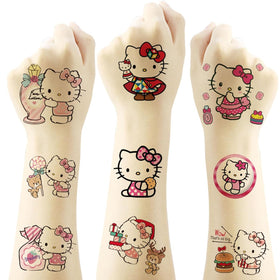 JMYUJX Hello Kitty front packaging showing 40-sheet party set benefit