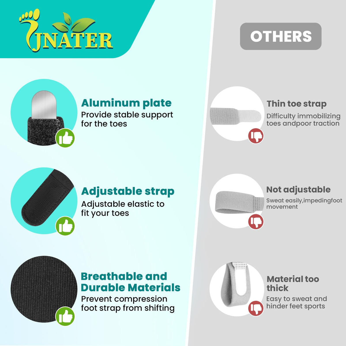 JNATER worn during nighttime rest demonstrating gentle support while sleeping