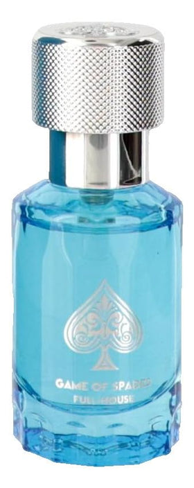 Close-up of Jo Milano Game of Spades 10ml vial texture and spray cap, highlighting portable convenience