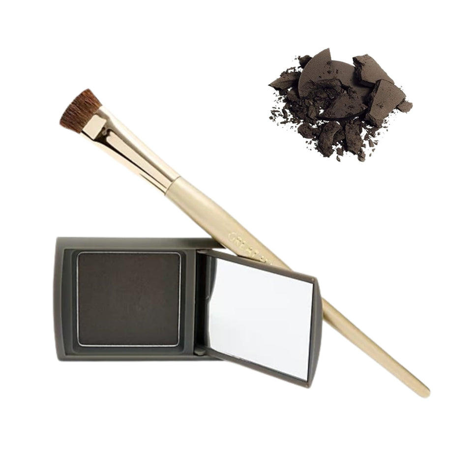 Joan Rivers Beauty front packaging showing compact and brush for quick root coverage