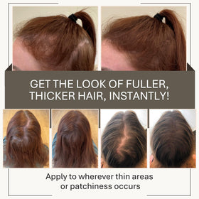 Joan Rivers dual-ended brush close detail for precise application and easy parting