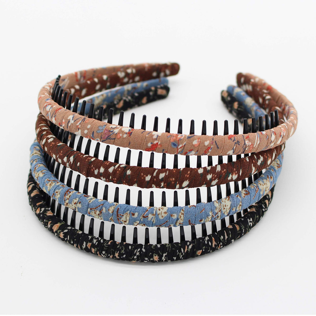 JOBAND front view of four-color headband pack showing variety and convenience