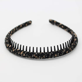 JOBAND headband worn with ponytail demonstrating secure hold and everyday style