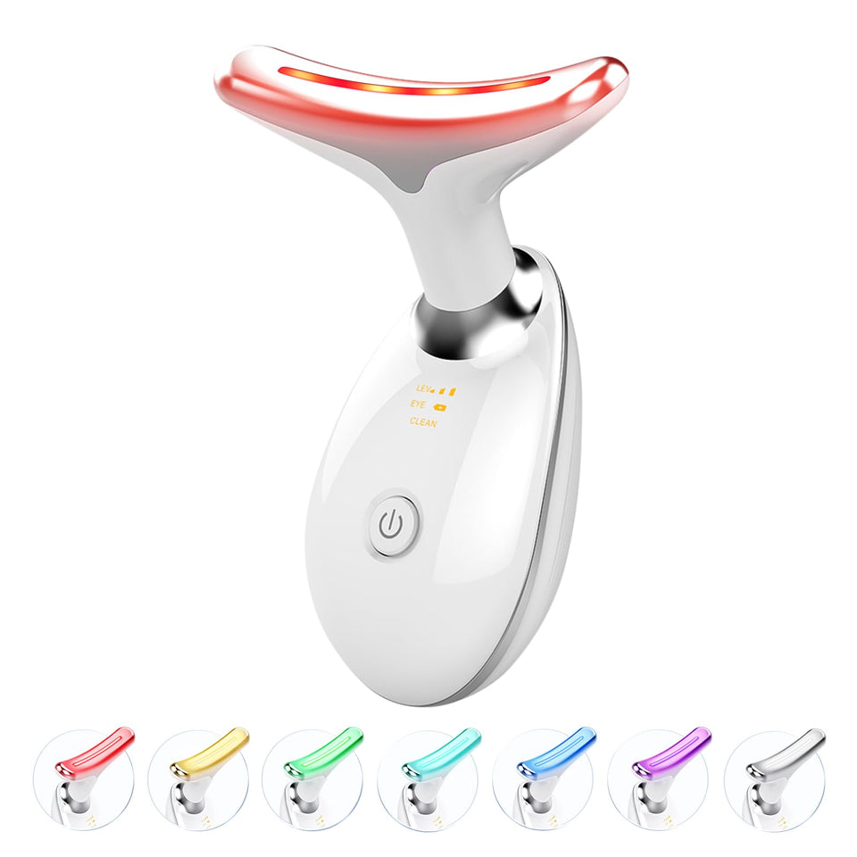 Jobazok front view of white massager showing ergonomic shape and portability benefit