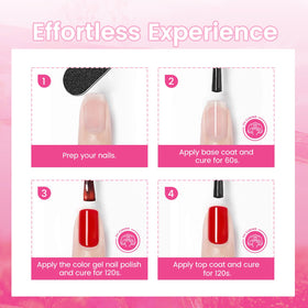 JODSONE application in use cured manicure on hand demonstrating glossy finish