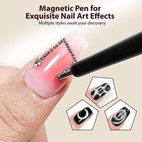 JODSONE 8mm and 10mm ball magnets detail creating dimensional bead highlights and textured nail effects