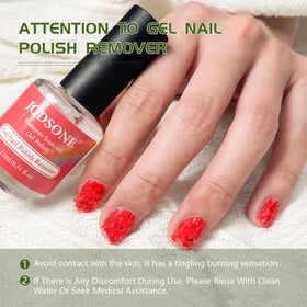 JODSONE base coat and top coat bottles side by side for easy routine