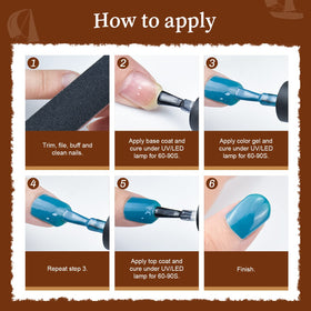 JODSONE base and top coat labels highlighting no-wipe and long-wear benefit
