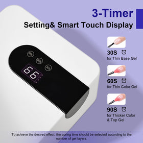 JODSONE detailed view of 18 dual-spectrum beads for even, fast gel curing