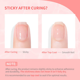 JODSONE applying builder gel with brush demonstrating easy shaping and coverage