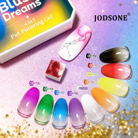 JODSONE color array top view displaying all nine shades for easy gradient planning