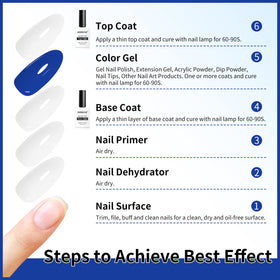 JODSONE cured nails with mirror shine showing long-lasting gloss and chip resistance benefit