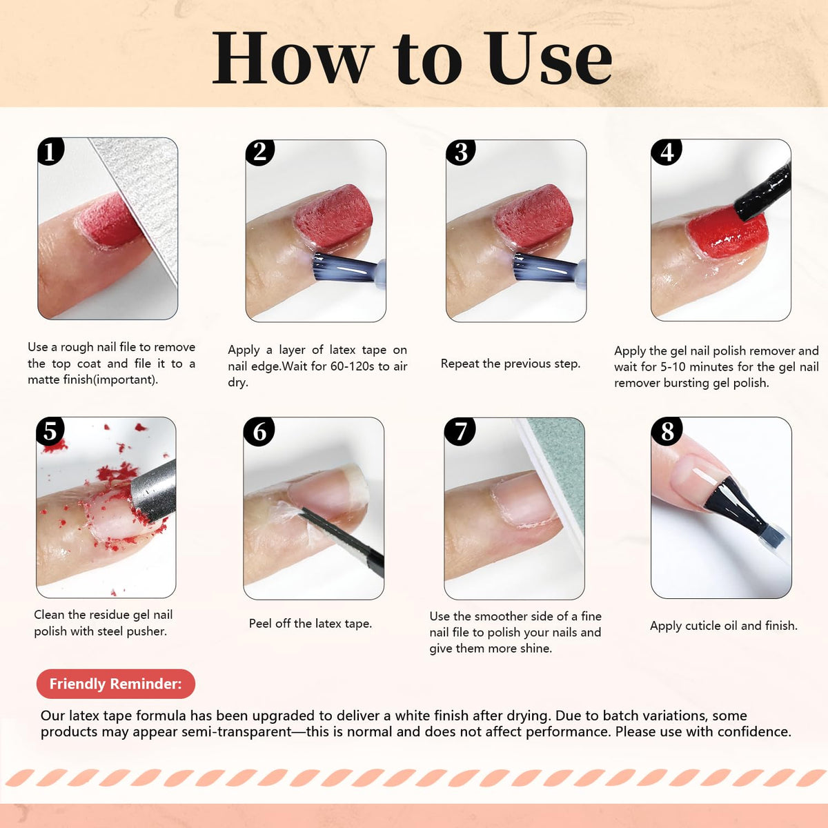 JODSONE cuticle oil dropper and bottle hydrating nails after removal