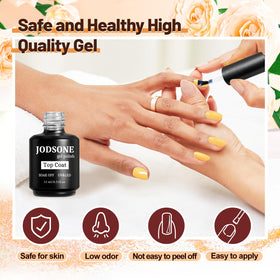 JODSONE dehydrator droplet on nail illustrating oil removal for better adhesion