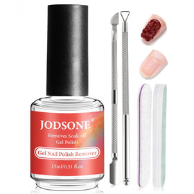JODSONE front packaging 15ml gel remover showing compact kit benefit