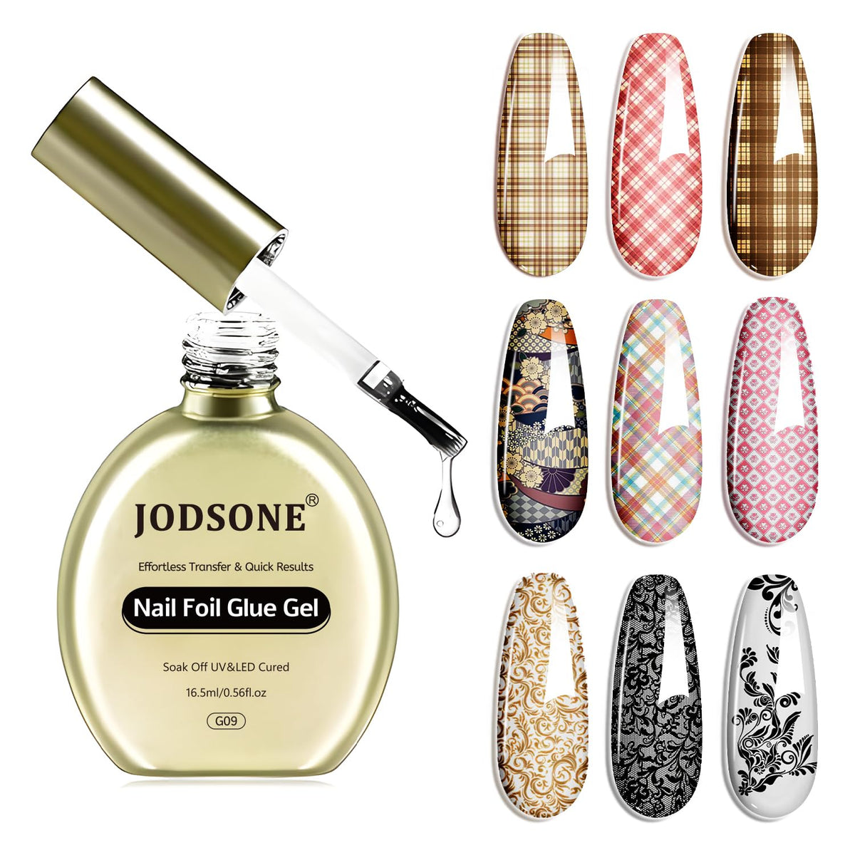 JODSONE front packaging showing clear 16.5ml bottle and label for easy identification