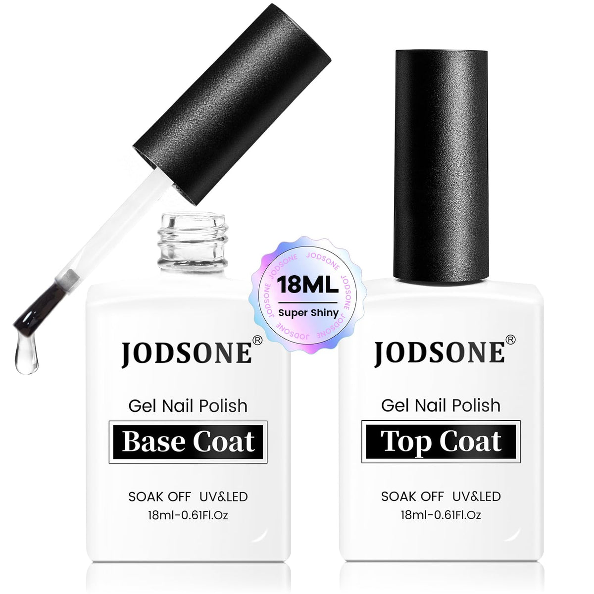 JODSONE front packaging showing both 18ml bottles and included labels for easy identification and convenience