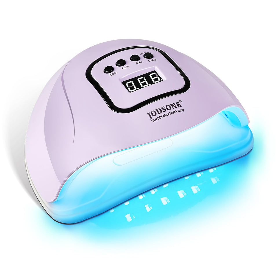 JODSONE purple lamp front view showing compact design and quick curing
