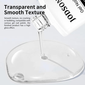 JODSONE applying base coat to natural nail demonstrating improved adhesion and professional result benefit
