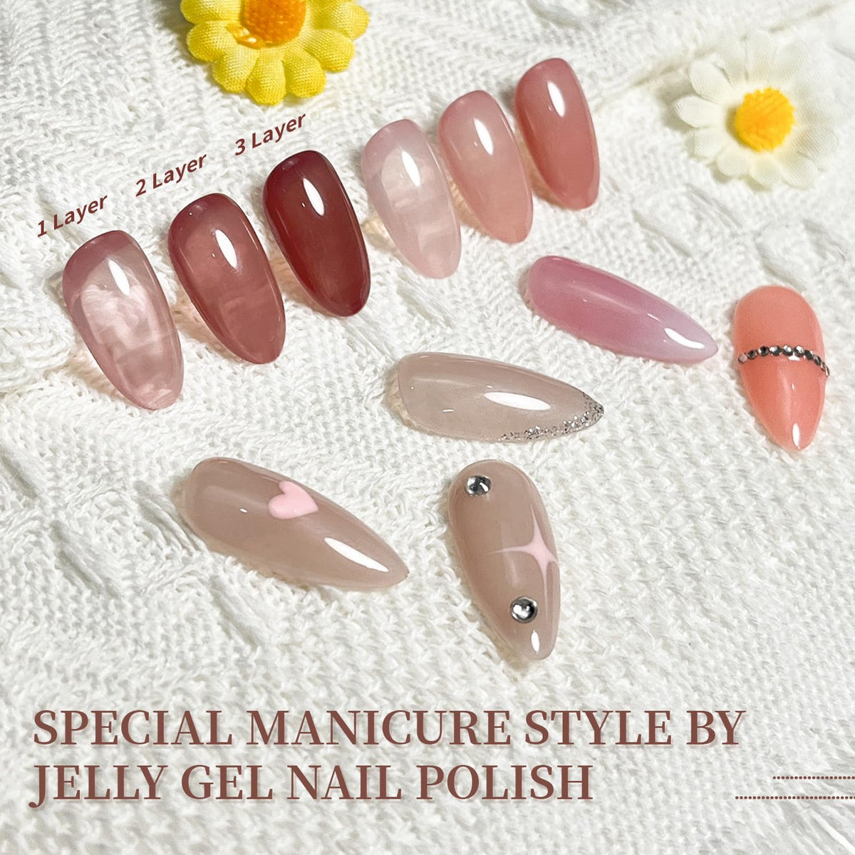 JODSONE in-use home manicure scene showing easy application and glossy result