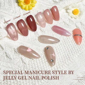 JODSONE in-use home manicure scene showing easy application and glossy result
