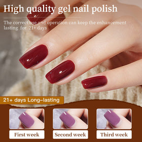 JODSONE hand applying gel polish to nails demonstrating at-home salon results