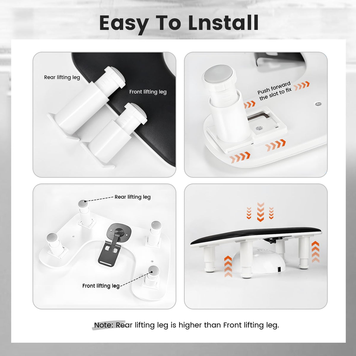 JODSONE arm rest in use at a salon station improving technician comfort and workflow