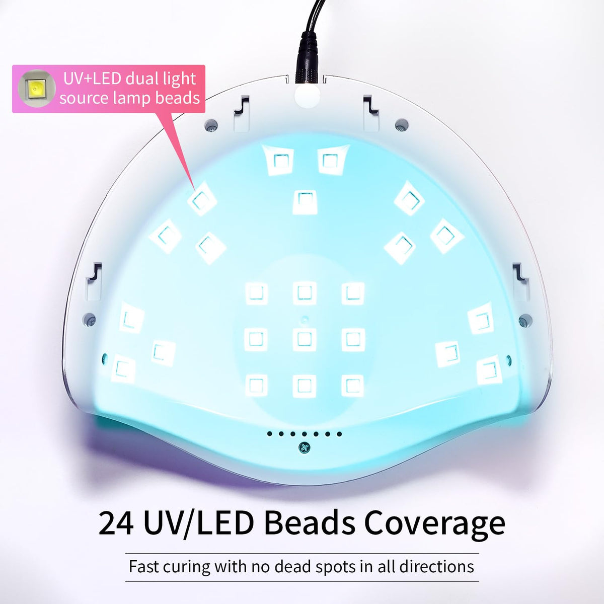 JODSONE lamp with hand inside demonstrating automatic sensor convenience