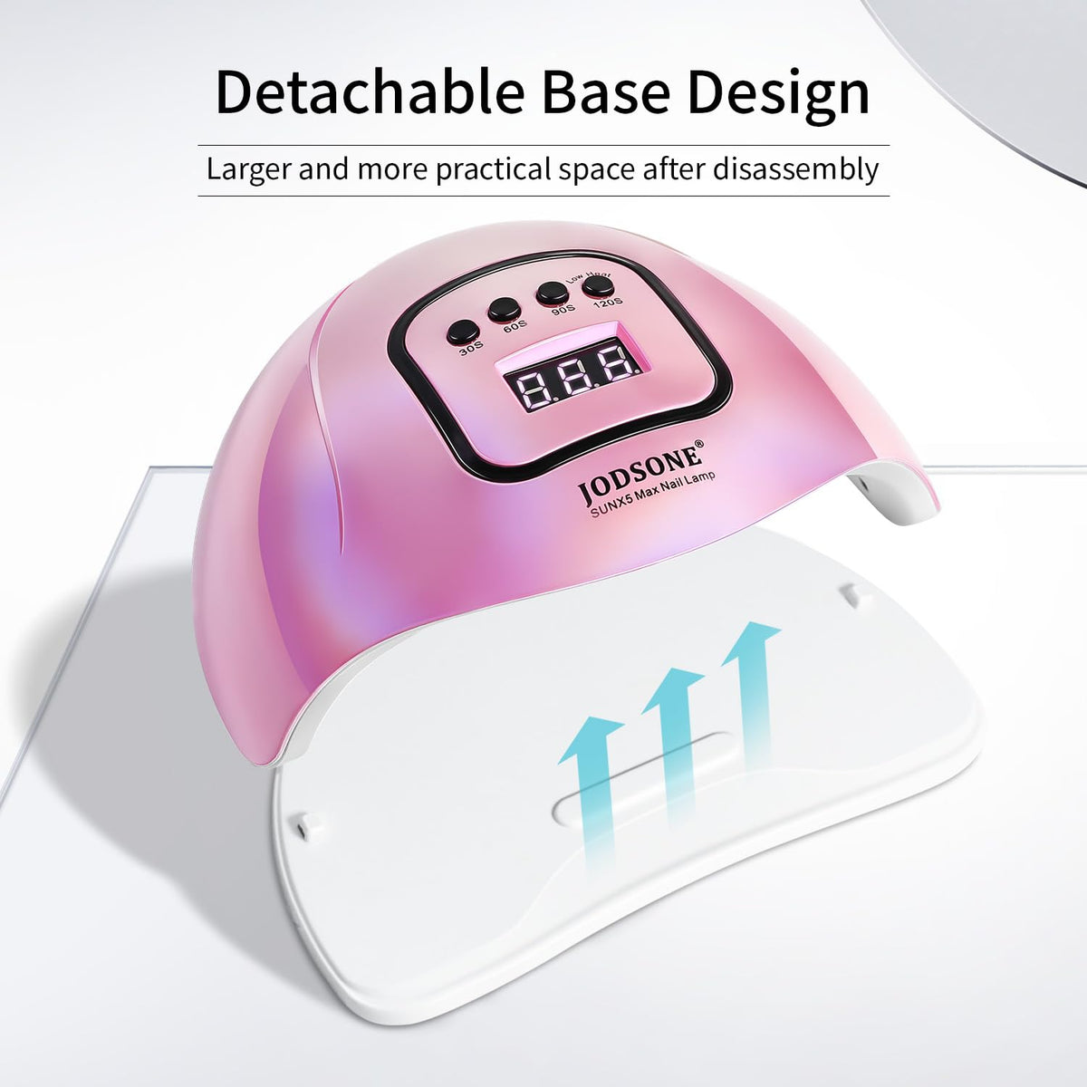 JODSONE side profile showing size and portability for travel benefit