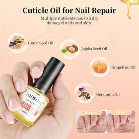 JODSONE latex tape application on nail edge protecting skin during removal