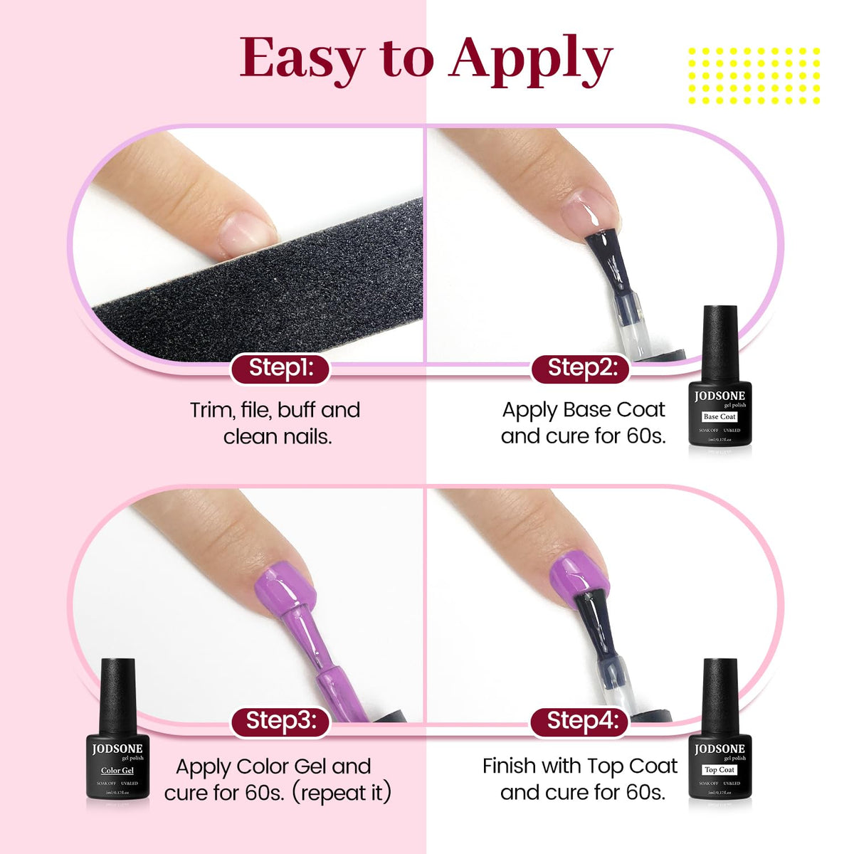 JODSONE lifestyle desk setup with kit for effortless at-home nail styling