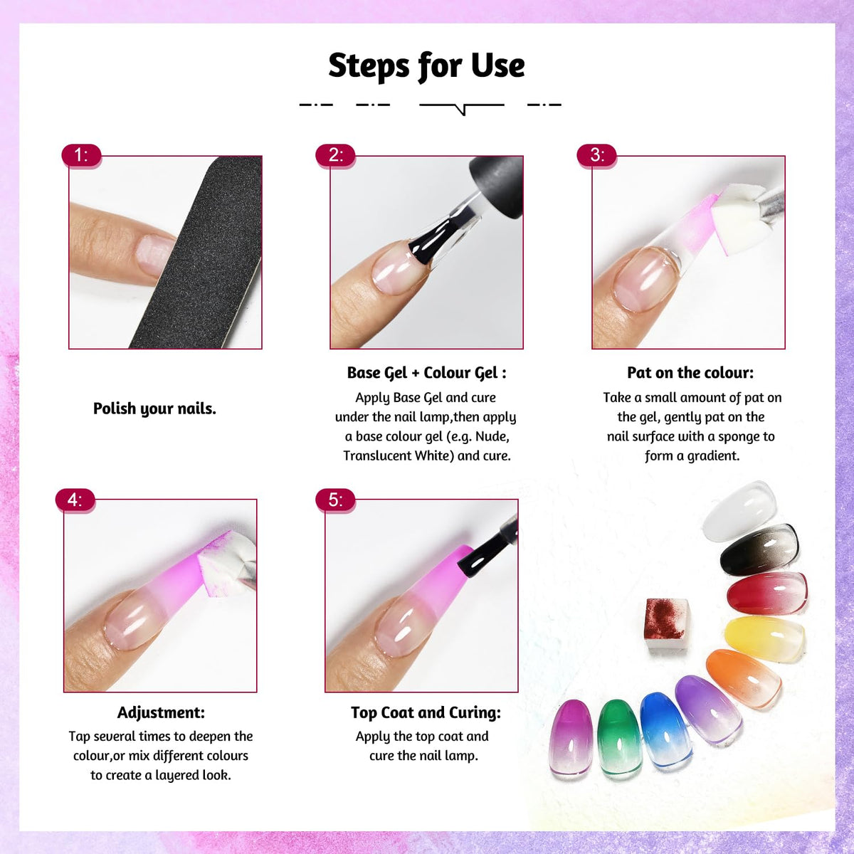 JODSONE lifestyle manicure setting with hands and tools showing practical at-home use