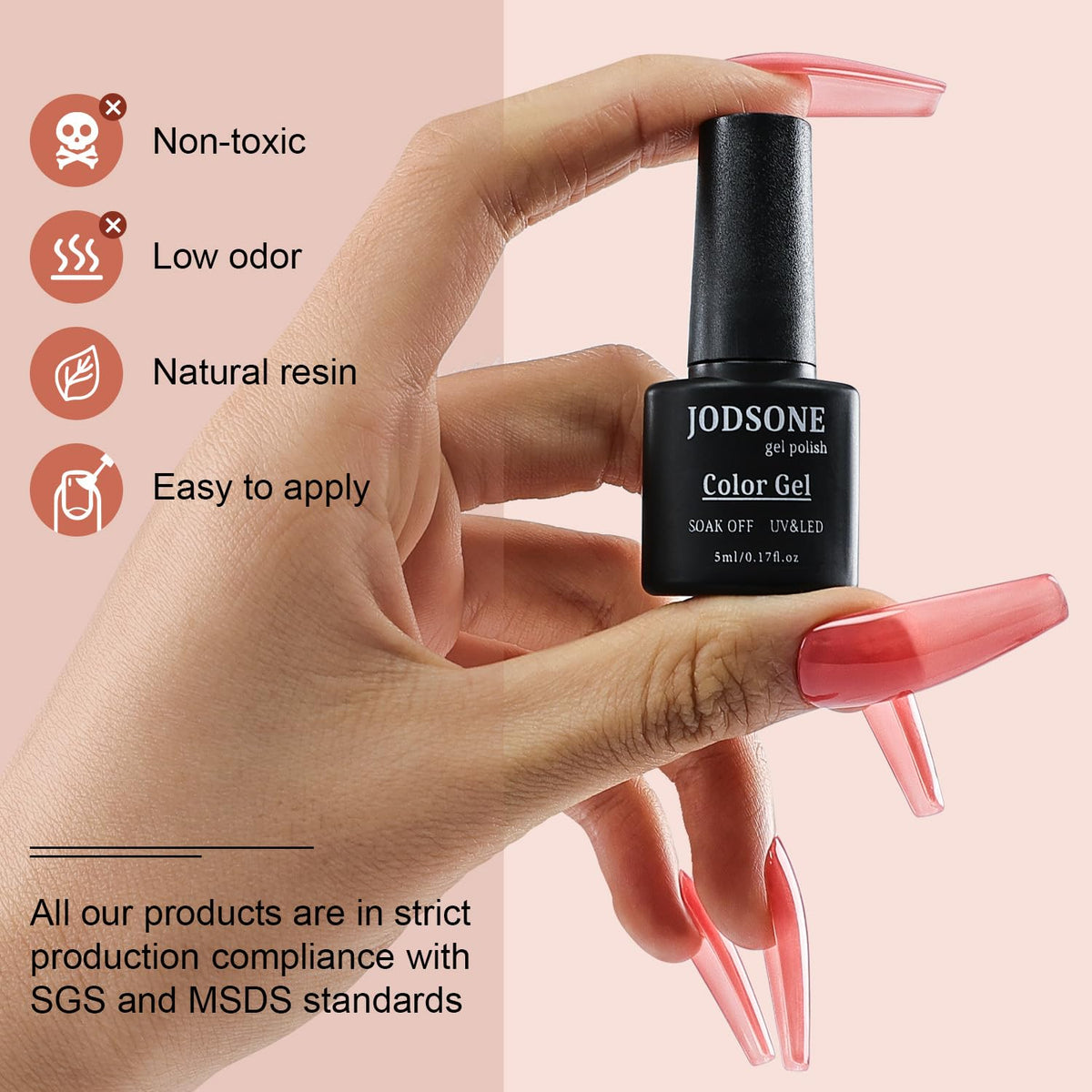 JODSONE manicure tools laid out for easy at-home use