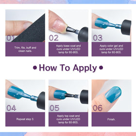 JODSONE hand under lamp demonstrating curing for salon results