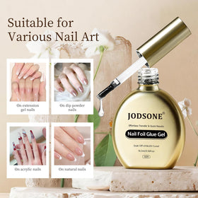 JODSONE brush applicator under cap demonstrating controlled application and neat lines
