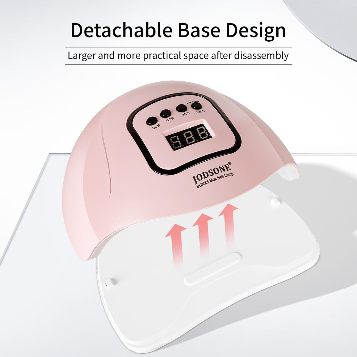 JODSONE lamp positioned for pedicure showing versatile use