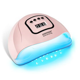JODSONE pink lamp front view shows sleek design and fast curing