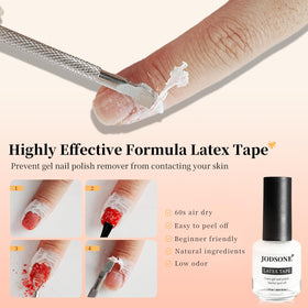 JODSONE 15ml gel nail polish remover bottle close-up offering precise application