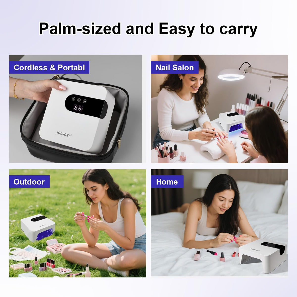 JODSONE side profile showing charging port for convenient recharging on the go