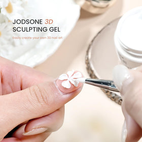 JODSONE close-up texture of non-sticky gel, shows sculpting control benefit