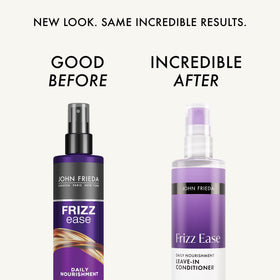 John Frieda back label with ingredient list and directions