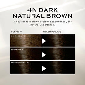 John Frieda before and after comparison showing full gray coverage