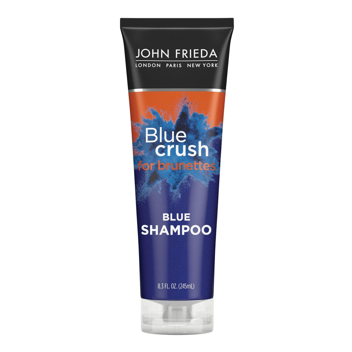 John Frieda Blue Crush conditioner front packaging showing product benefits