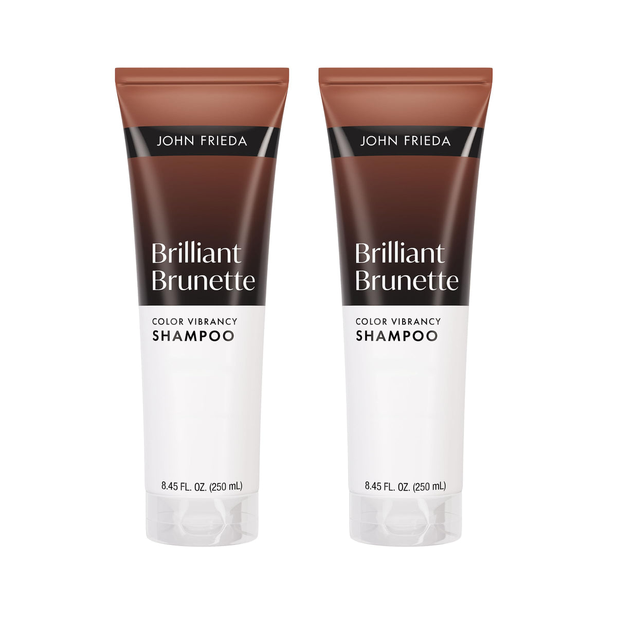 John Frieda front packaging showing bottle and pack benefits