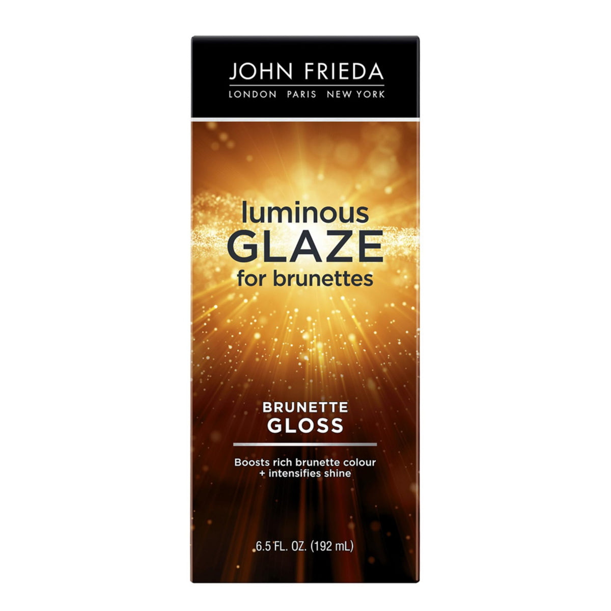 John Frieda front packaging showing product and benefits