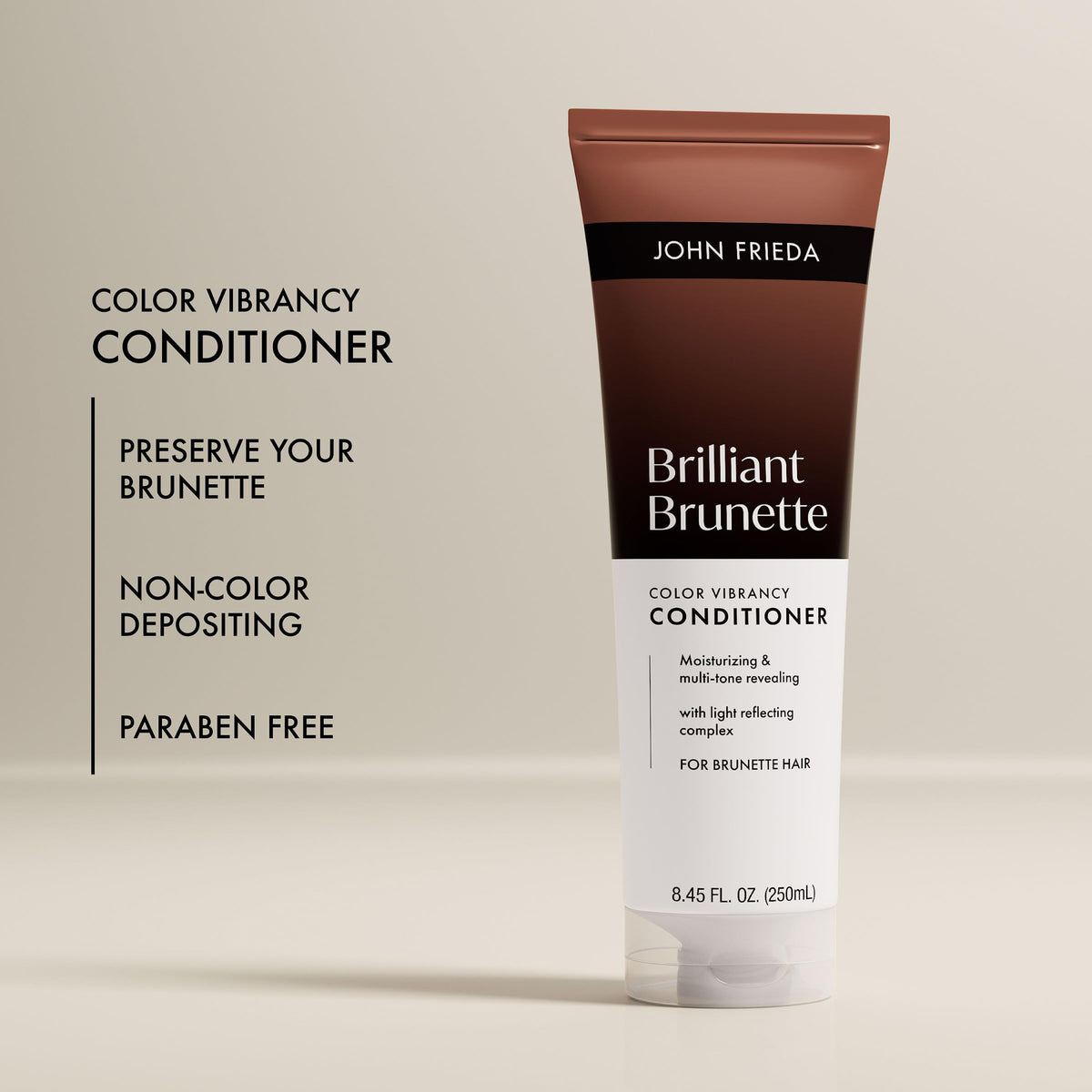 John Frieda creamy conditioner texture close-up for deep nourishment