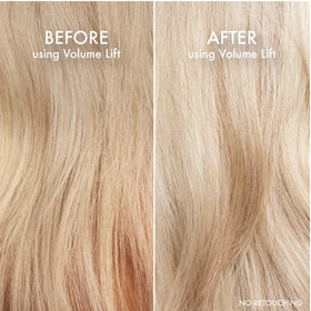john frieda crown lift demonstration showing increased root volume