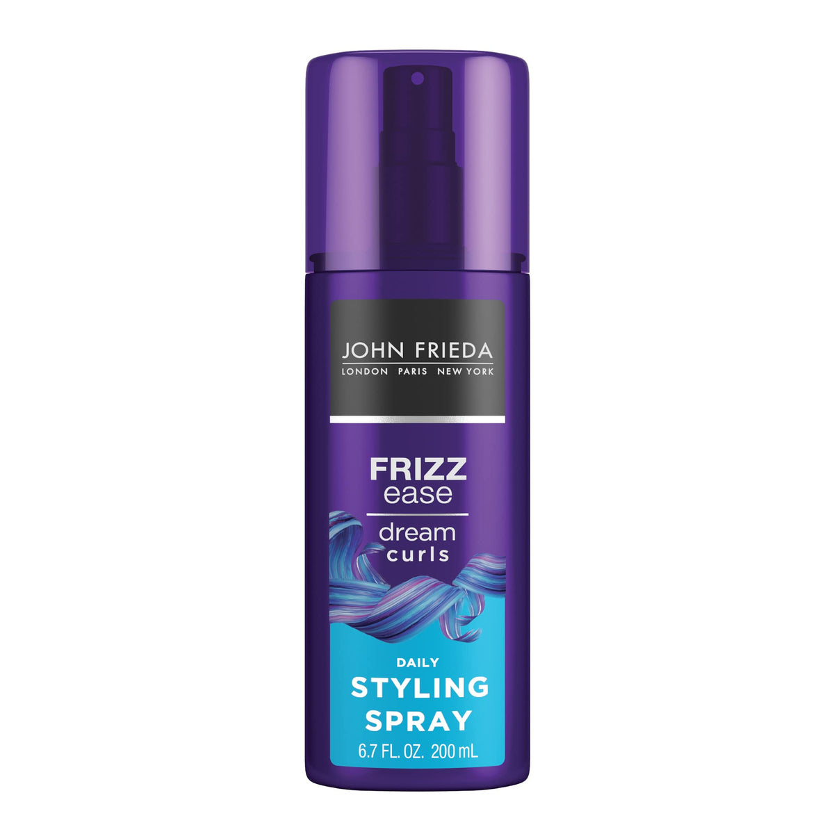 John Frieda Dream Curls front packaging showing bottle and label for brand clarity