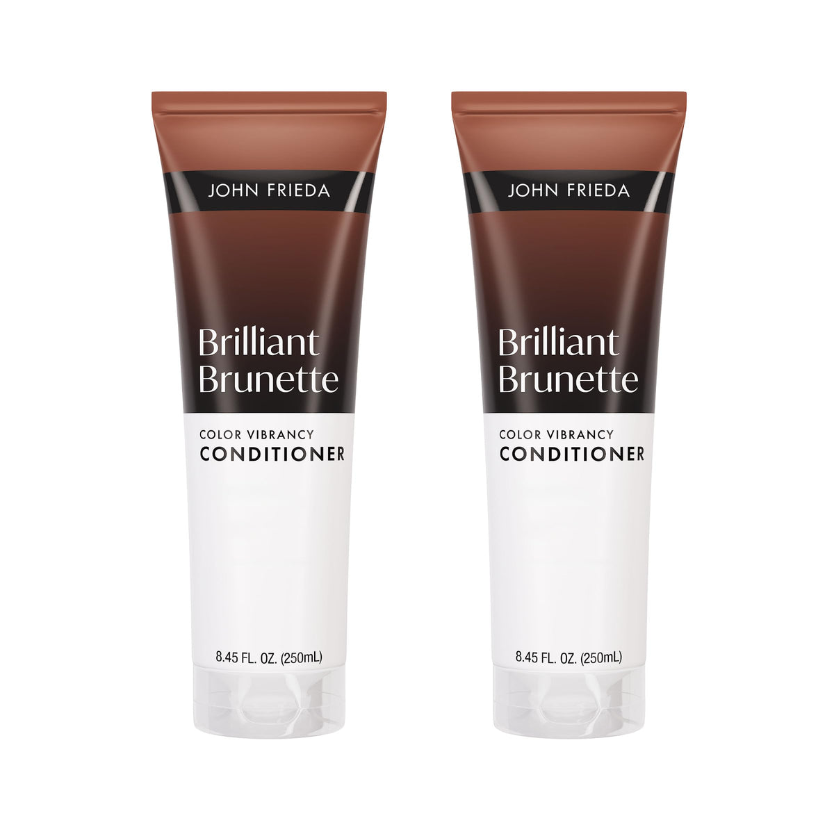 John Frieda front packaging showing conditioner and benefits